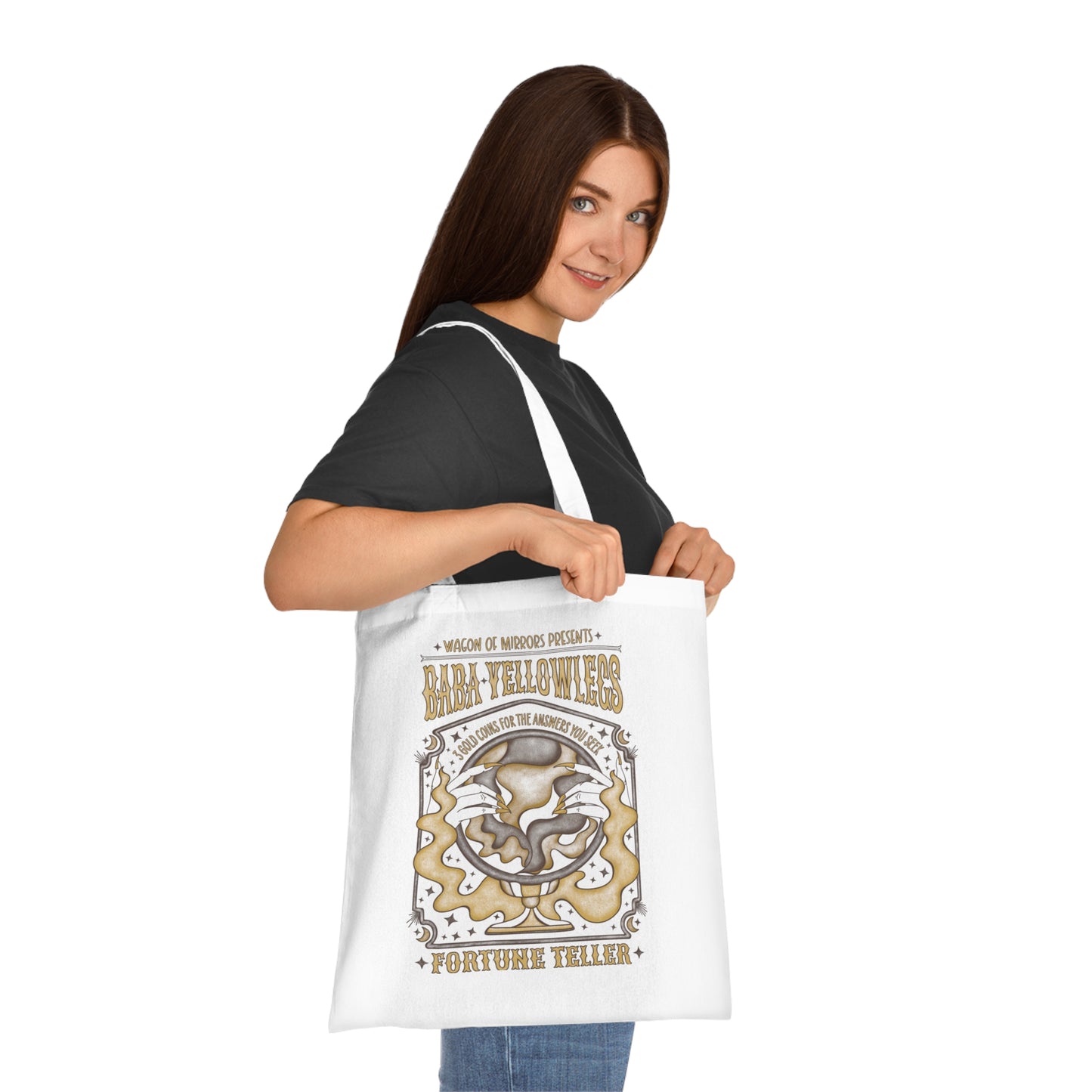 Baba Yellowlegs | Licensed Throne of Glass Cotton Tote