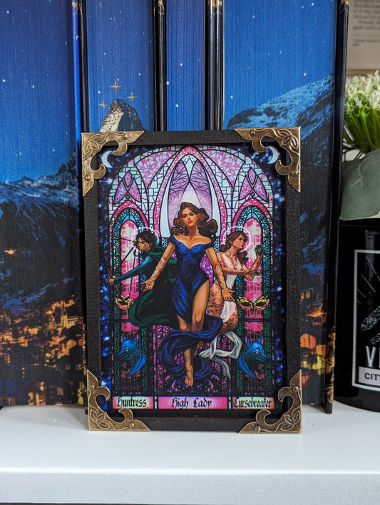 High Lady Huntress Cursebreaker | Licensed ACOTAR Illustrated Bookshelf Sign