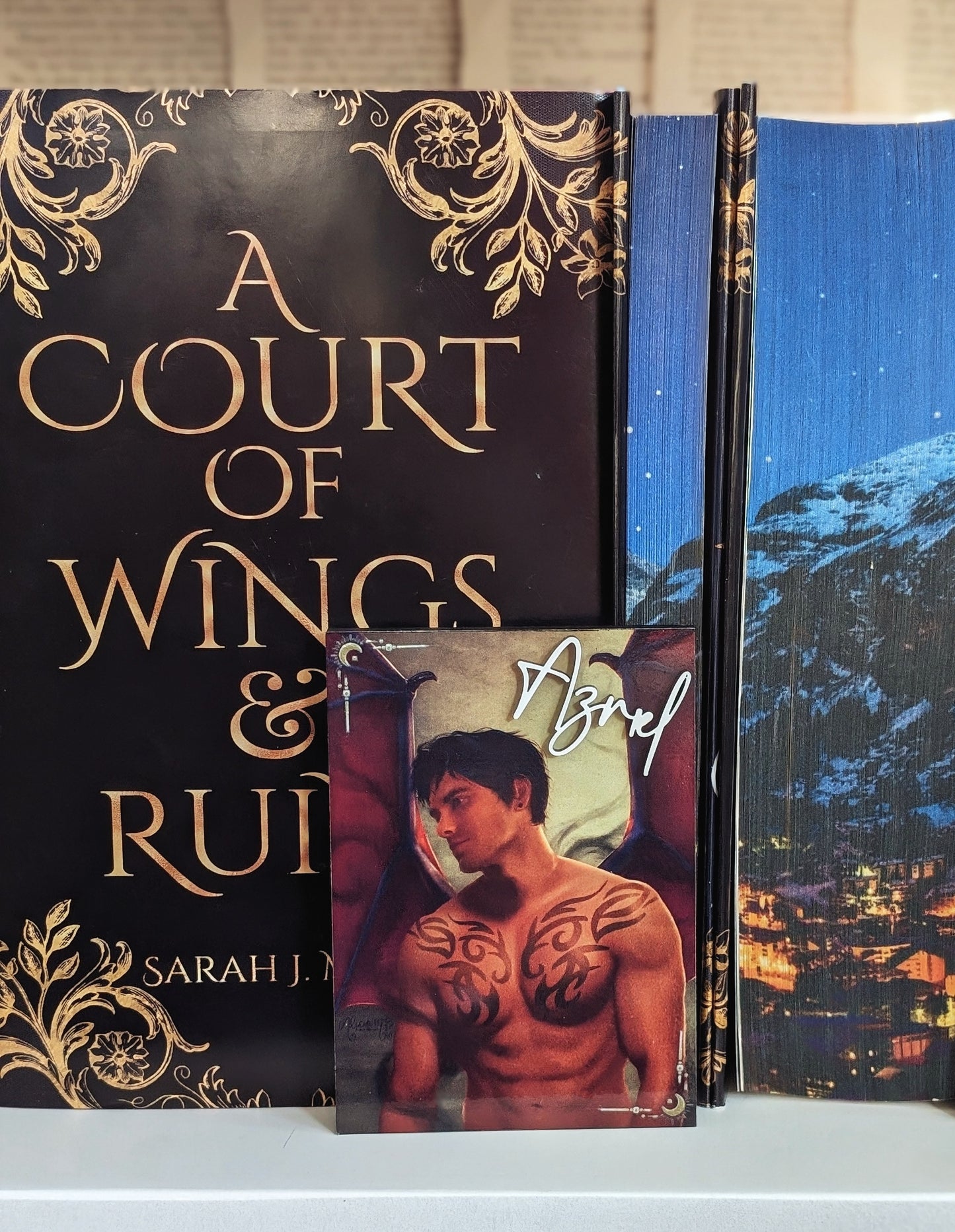 Azriel Autograph | Licensed ACOTAR Bookshelf Sign