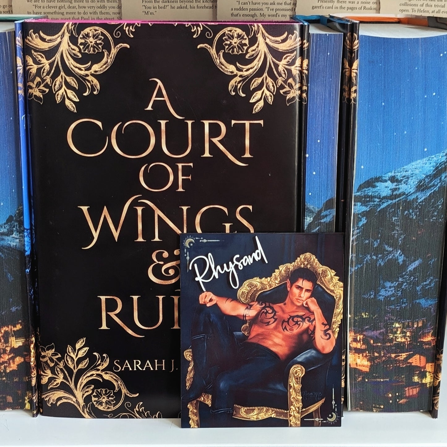 Rhysand Autograph | Licensed ACOTAR Bookshelf Sign