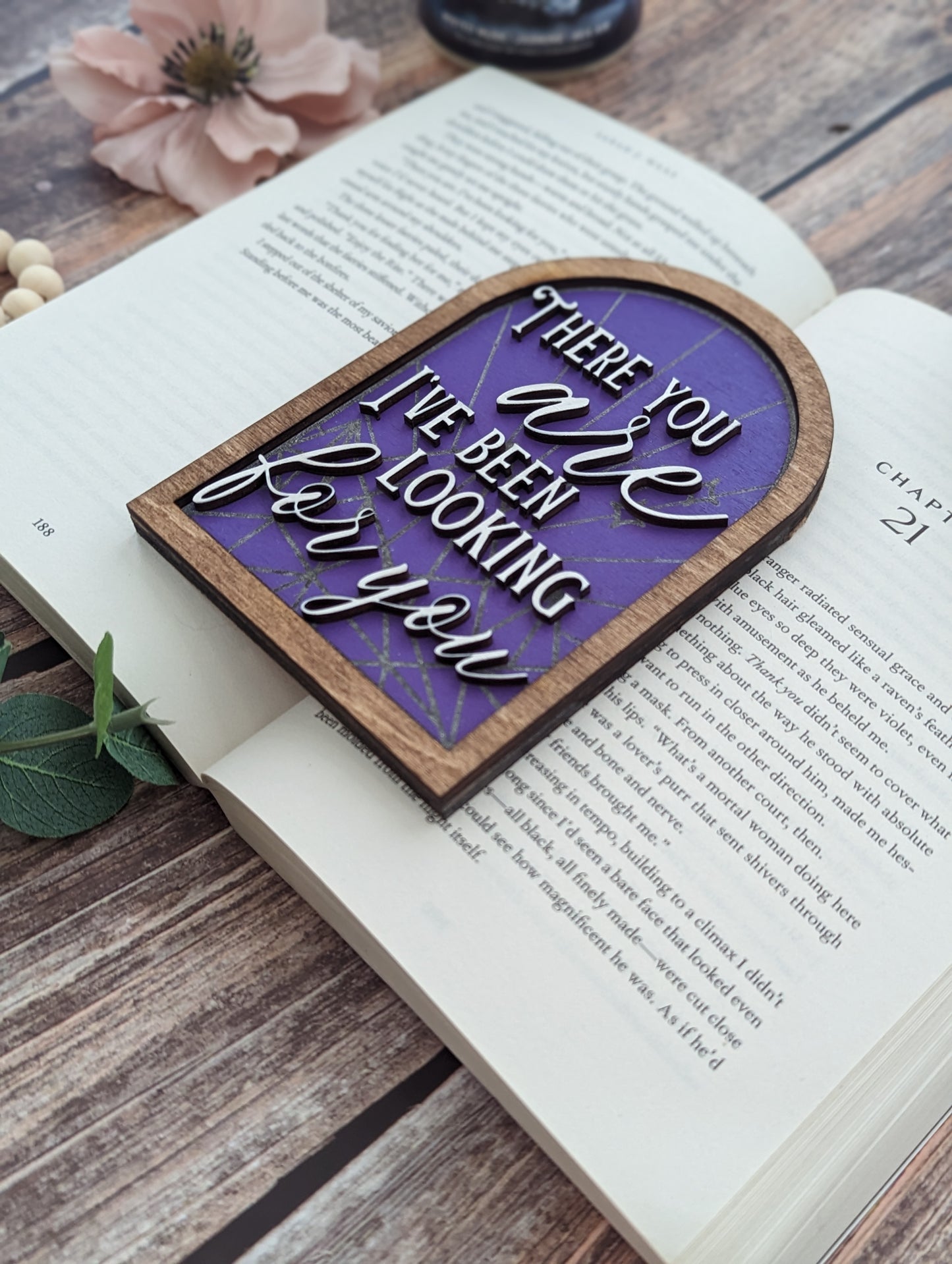 There you are I've been looking for you | Licensed ACOTAR bookshelf sign - Quill & Cauldron