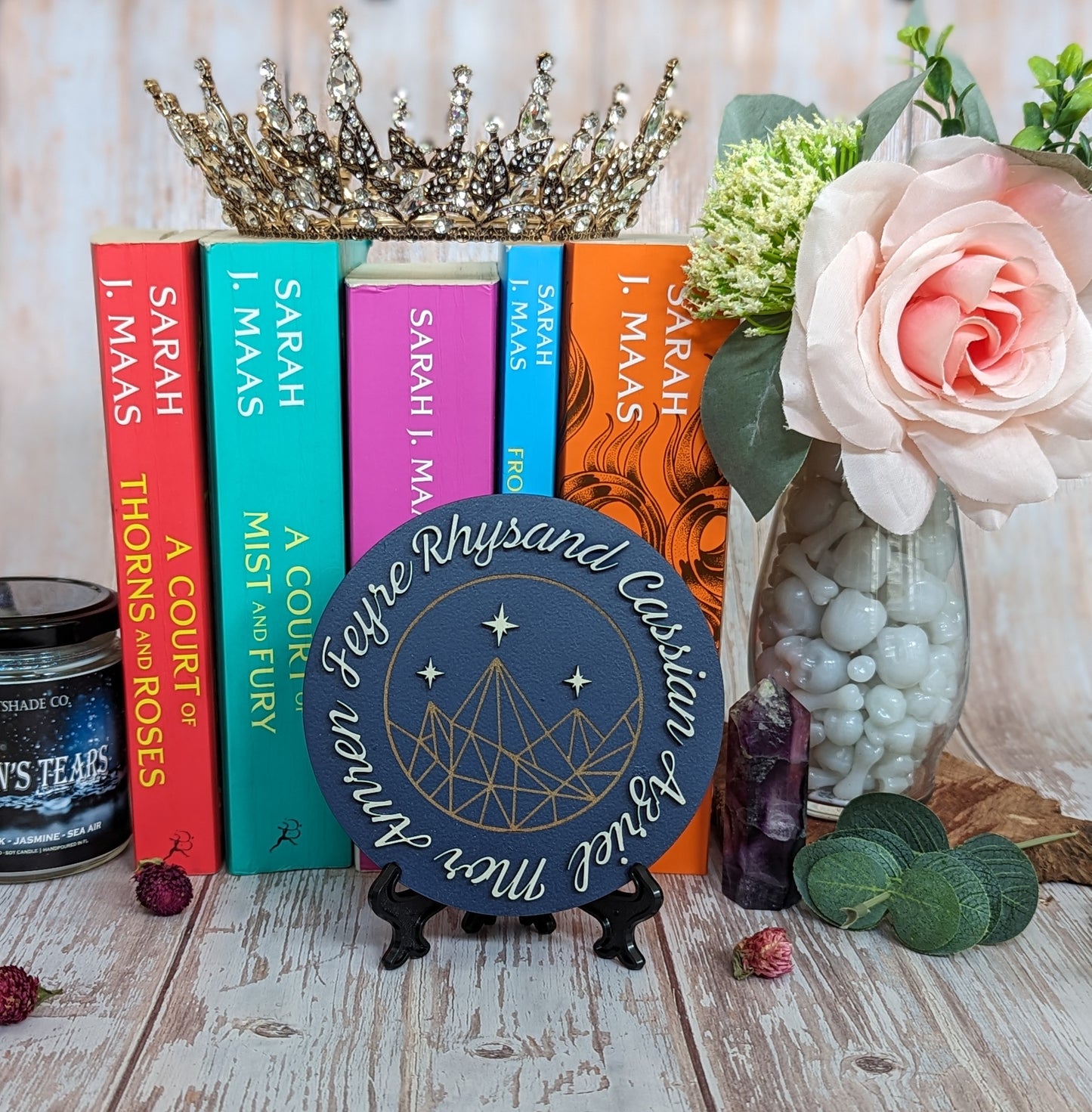 Inner Circle | Licensed ACOTAR Bookshelf Sign - Quill & Cauldron
