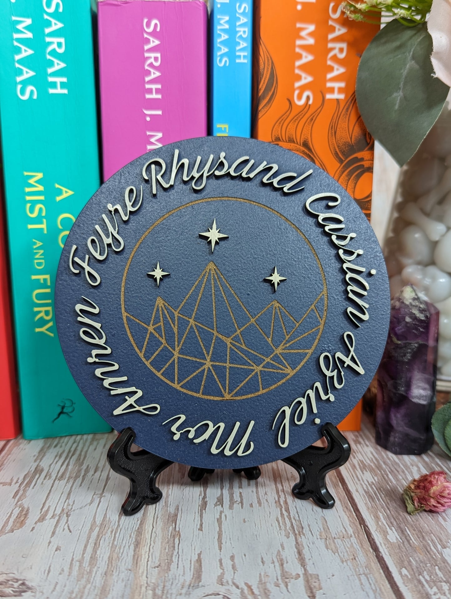 Inner Circle | Licensed ACOTAR Bookshelf Sign - Quill & Cauldron