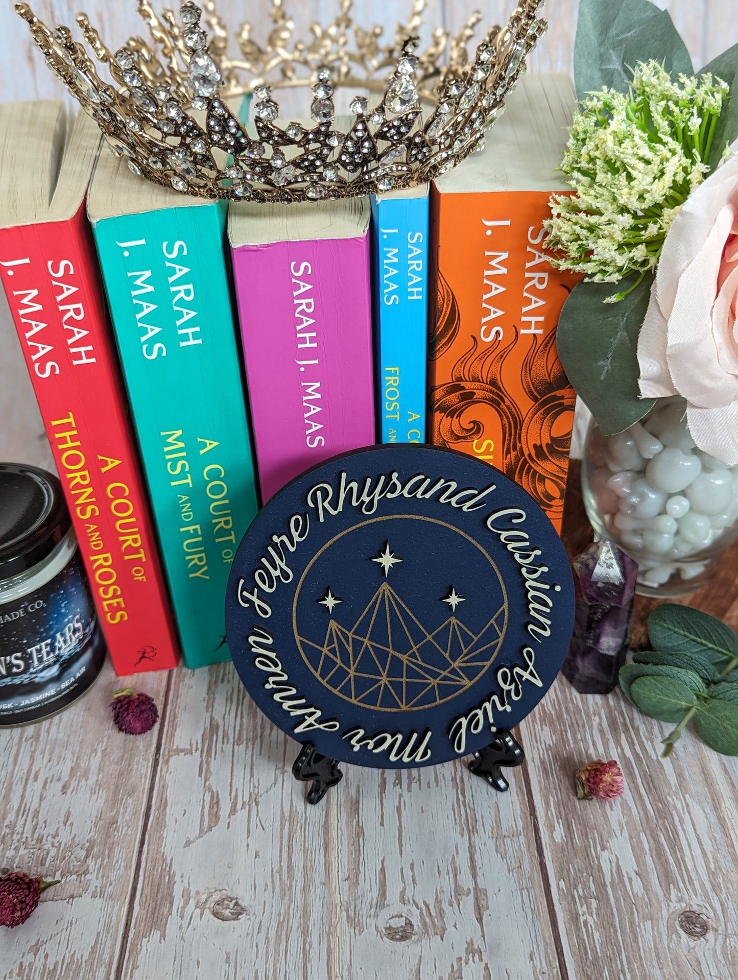 Inner Circle | Licensed ACOTAR Bookshelf Sign - Quill & Cauldron