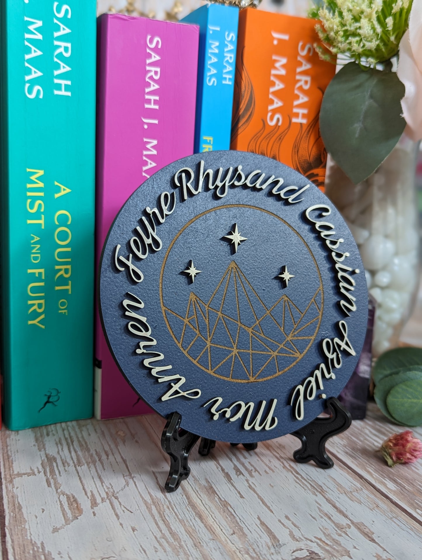 Inner Circle | Licensed ACOTAR Bookshelf Sign - Quill & Cauldron
