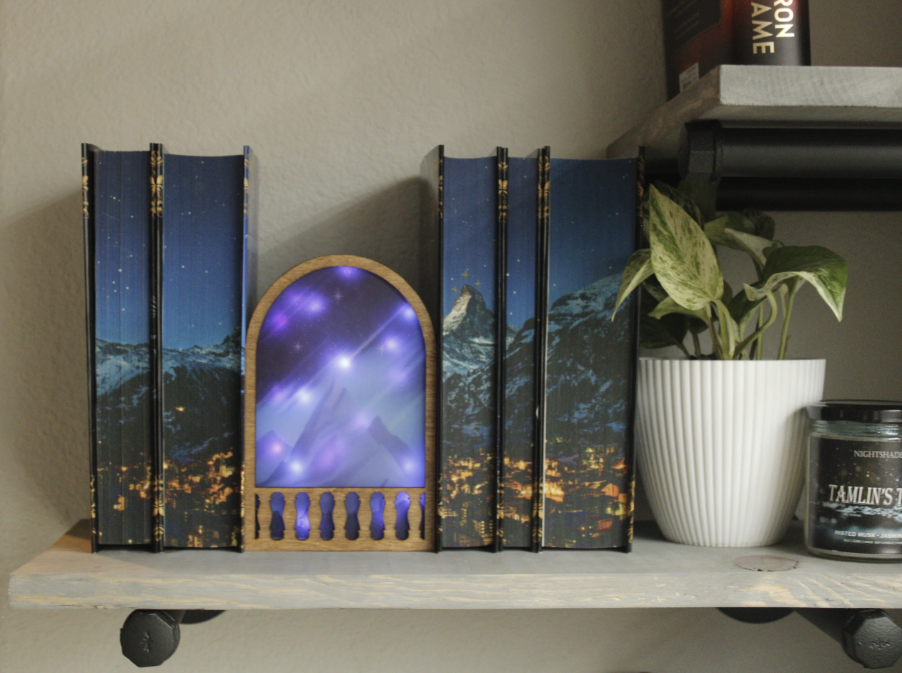 Starfall Lighted Sign | Licensed ACOTAR Bookshelf Sign