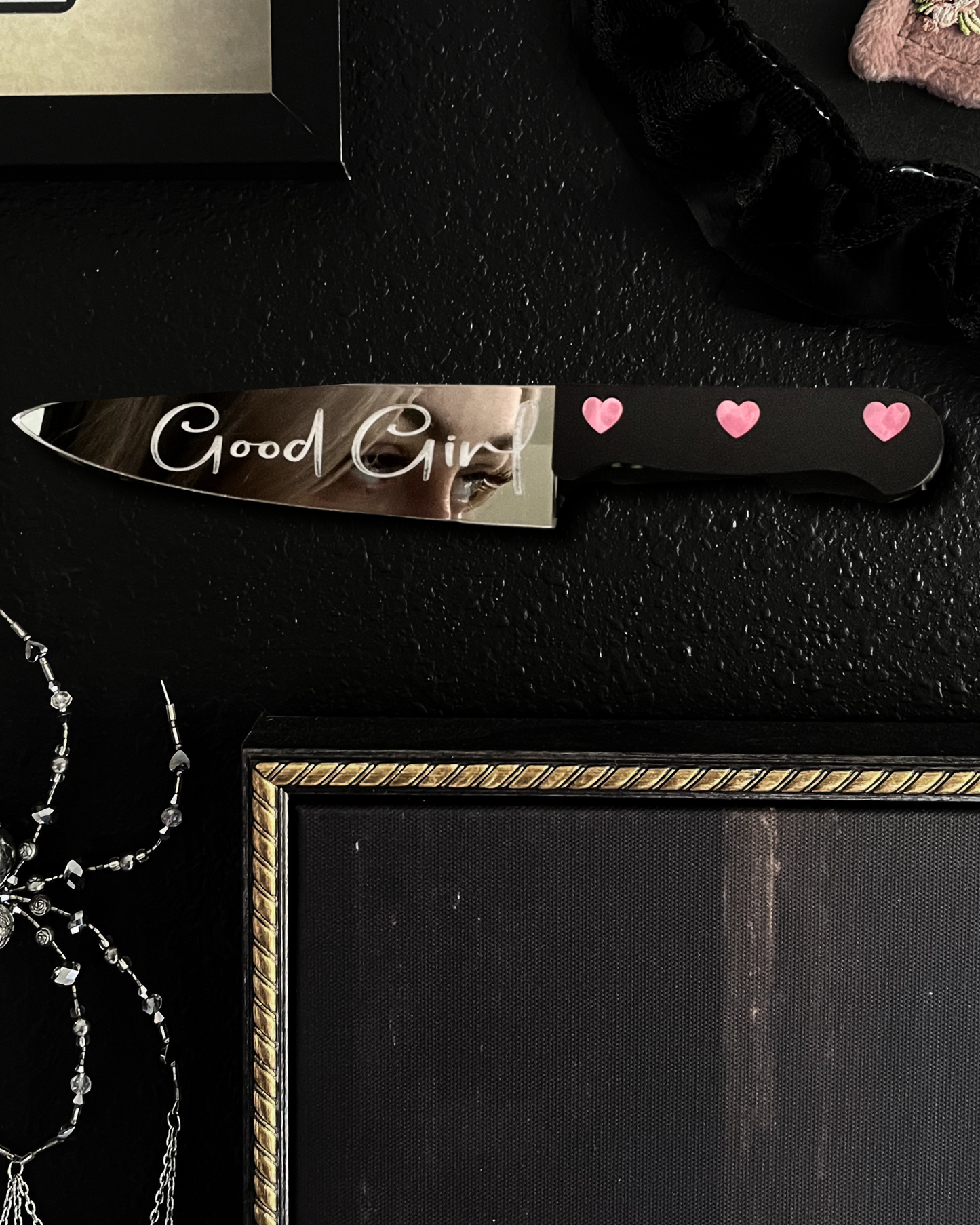 Good Girl Mirror Bookshelf Sign