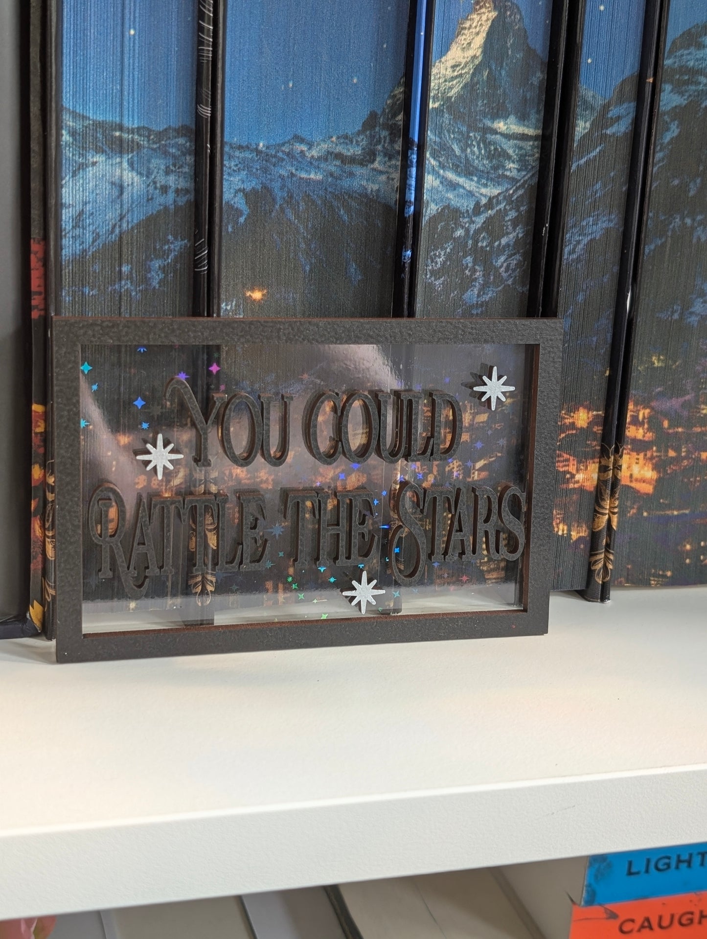 Rattle The Stars | Licensed Throne of Glass Bookshelf Sign