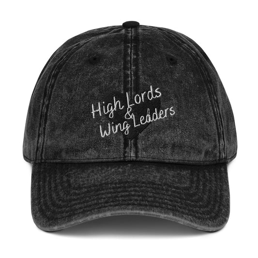 High Lords and Wing Leaders Embroidered Vintage Cotton Twill Cap - Quill & Cauldron