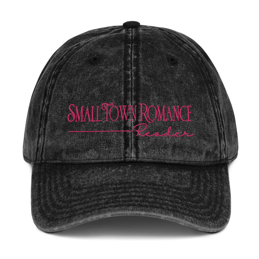 Small Town Romance Reader Embroidered Vintage Cotton Twill Cap - Quill & Cauldron
