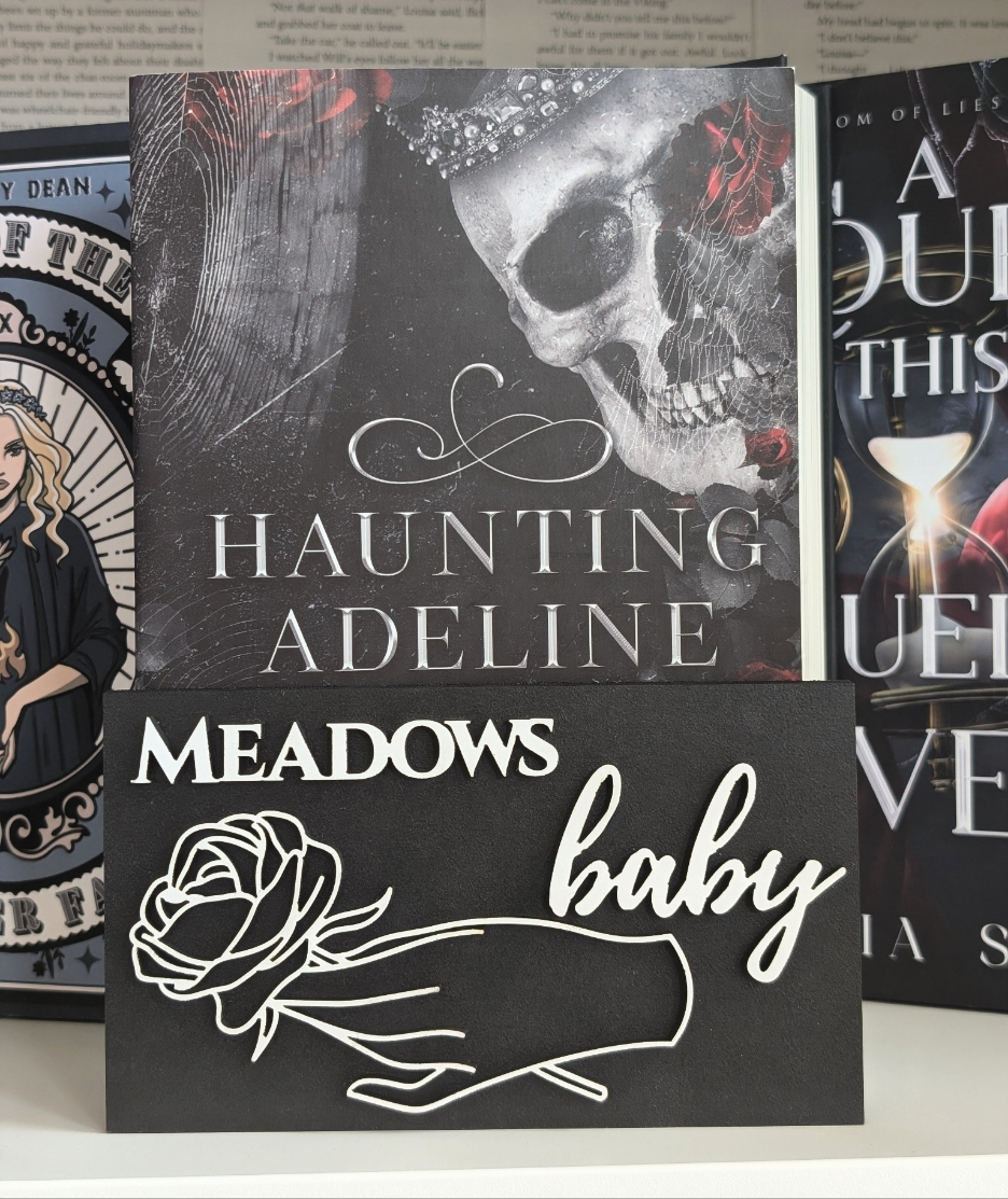 Meadows, Baby | Licensed H.D. Carlton Bookshelf Sign