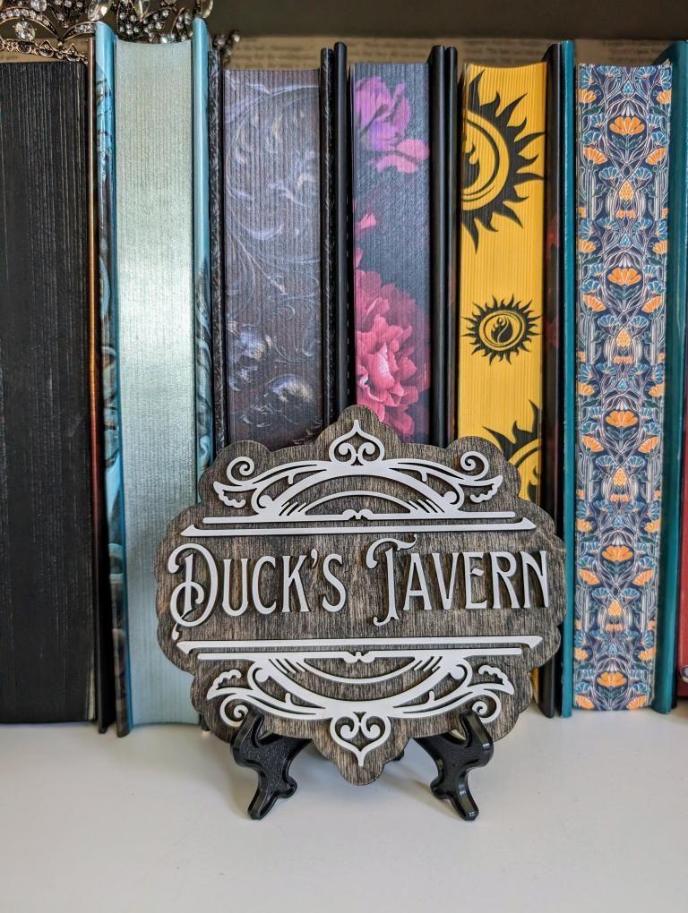 Duck's Tavern | Licensed Whitney Dean Bookshelf Sign