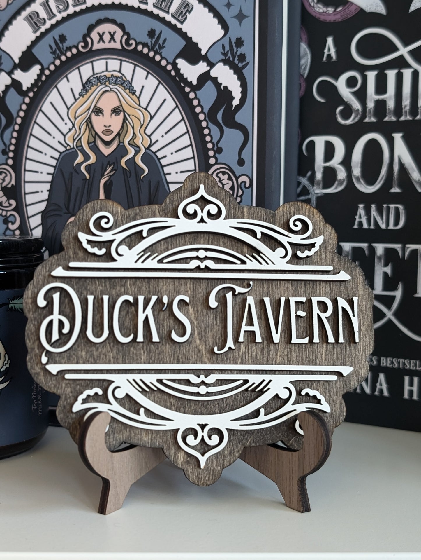 Duck's Tavern | Licensed Whitney Dean Bookshelf Sign