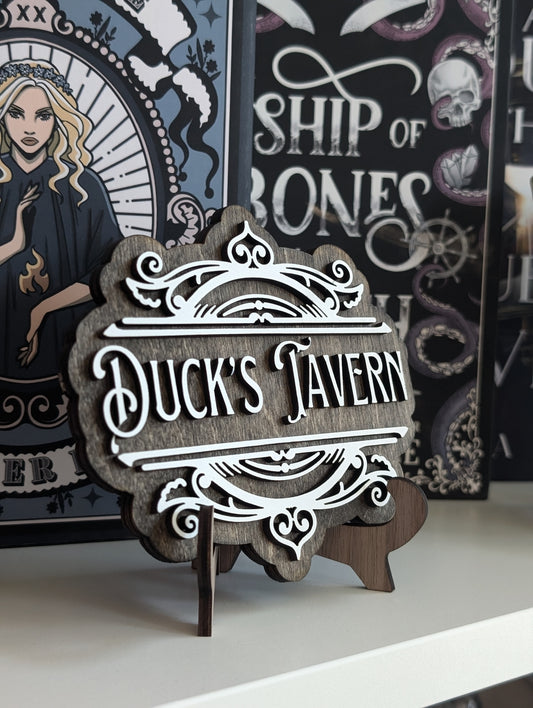 Duck's Tavern | Licensed Whitney Dean Bookshelf Sign