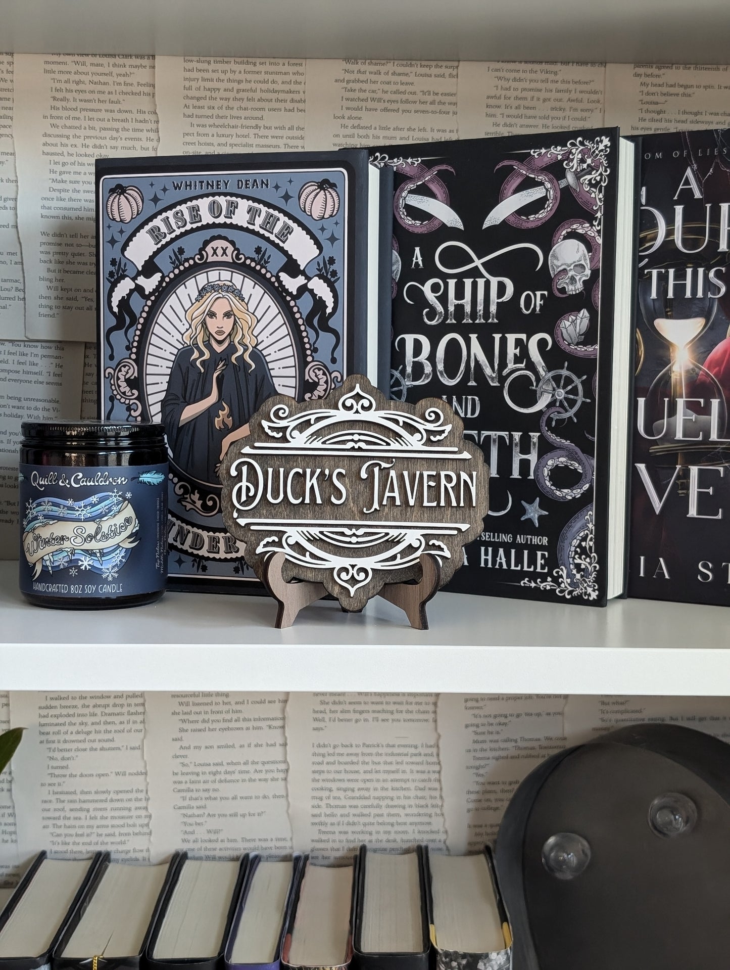 Duck's Tavern | Licensed Whitney Dean Bookshelf Sign