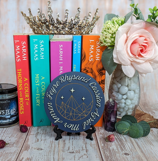 Inner Circle | Licensed ACOTAR  Bookshelf Sign - Quill & Cauldron