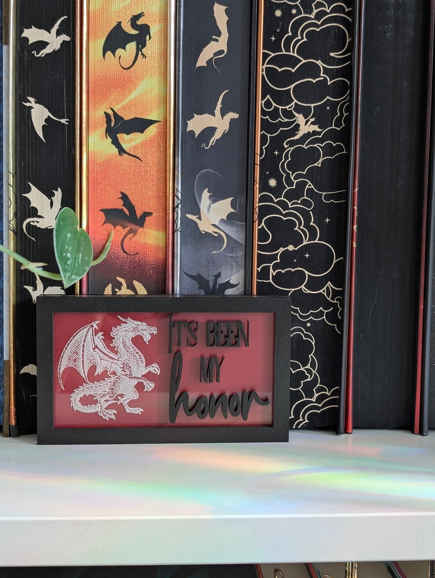 It's Been My Honor |  Licensed Fourth Wing Bookshelf Sign