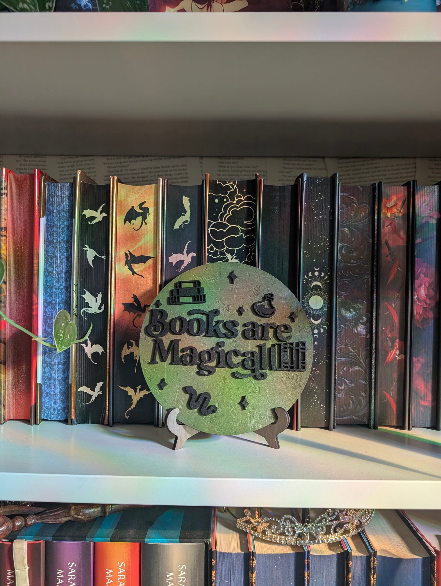 Books Are Magical | Bookshelf Sign