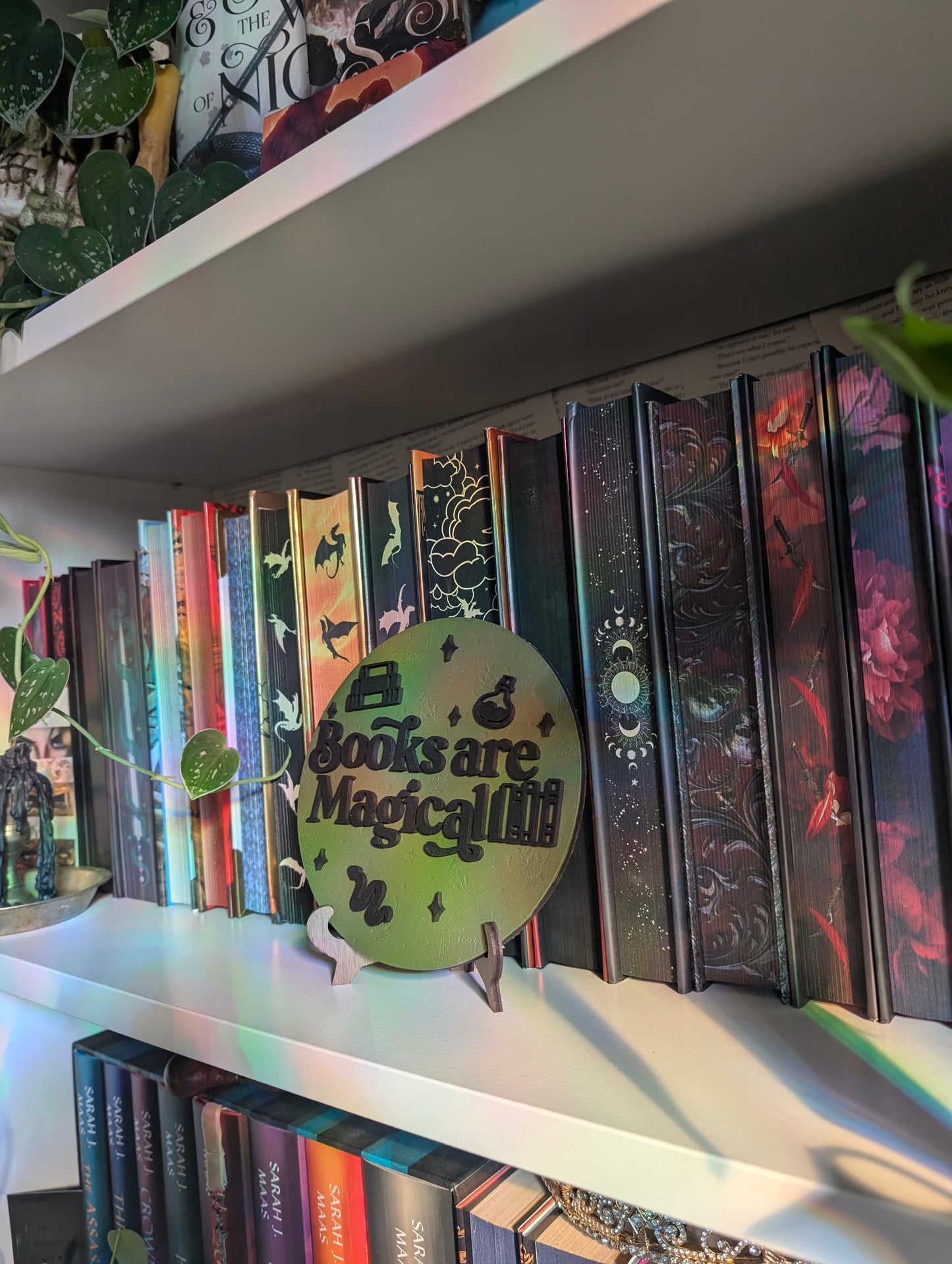 Books Are Magical | Bookshelf Sign