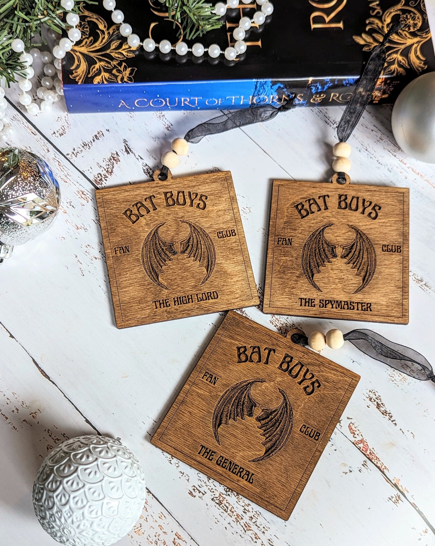 Bookish Collection Officially Licensed Christmas Holiday Ornaments - Quill & Cauldron