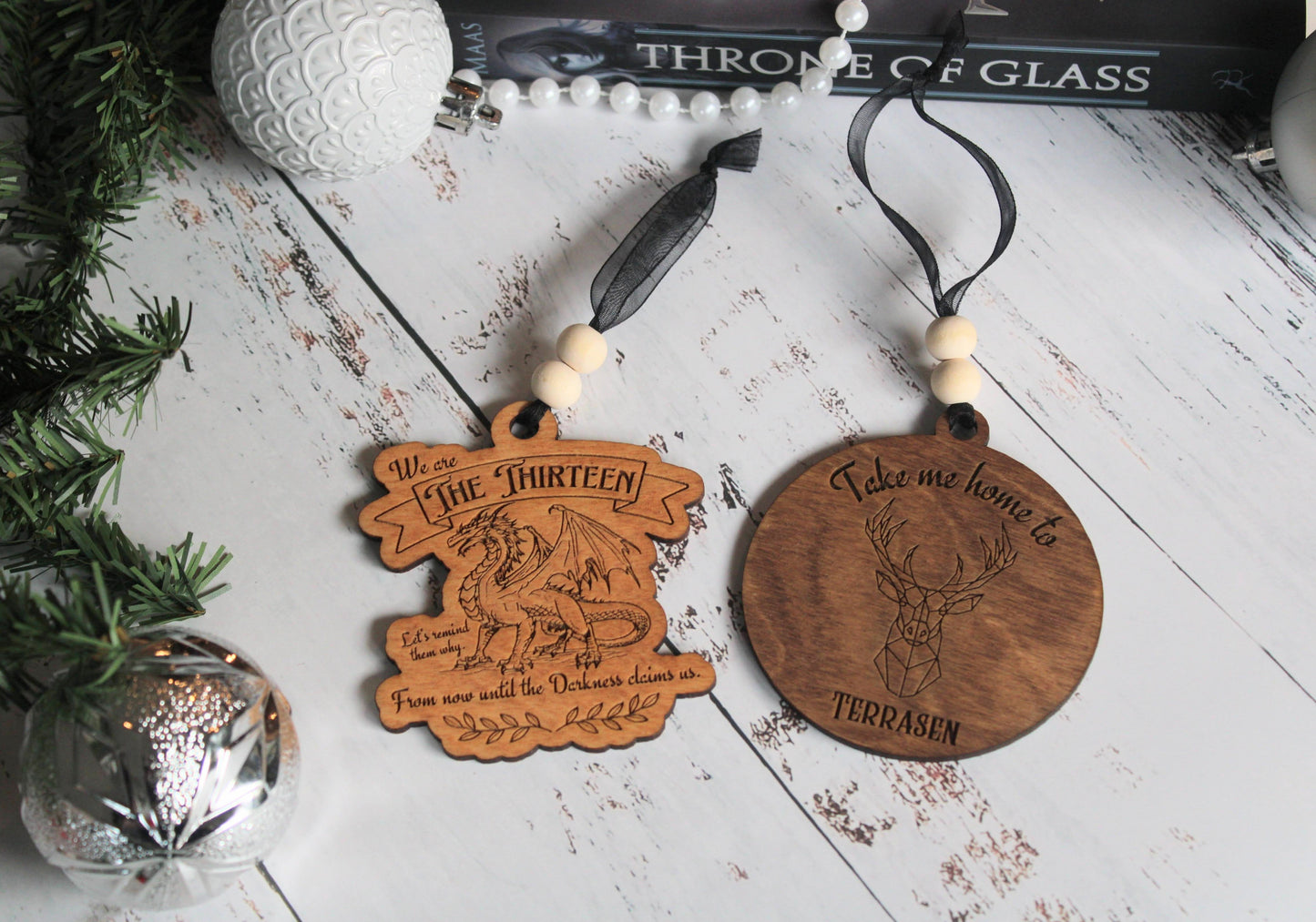 Bookish Collection Officially Licensed Christmas Holiday Ornaments - Quill & Cauldron