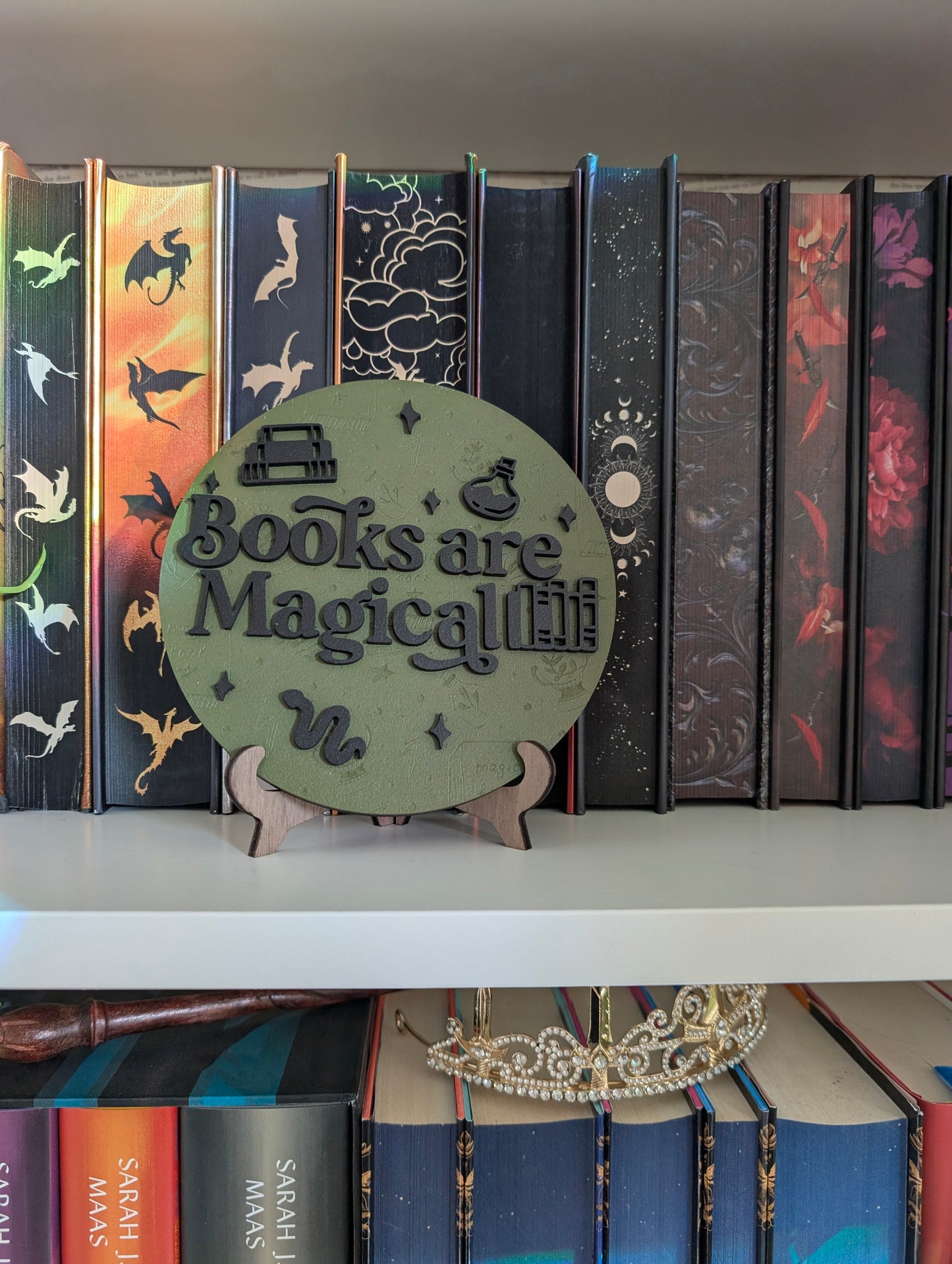 Books Are Magical | Bookshelf Sign