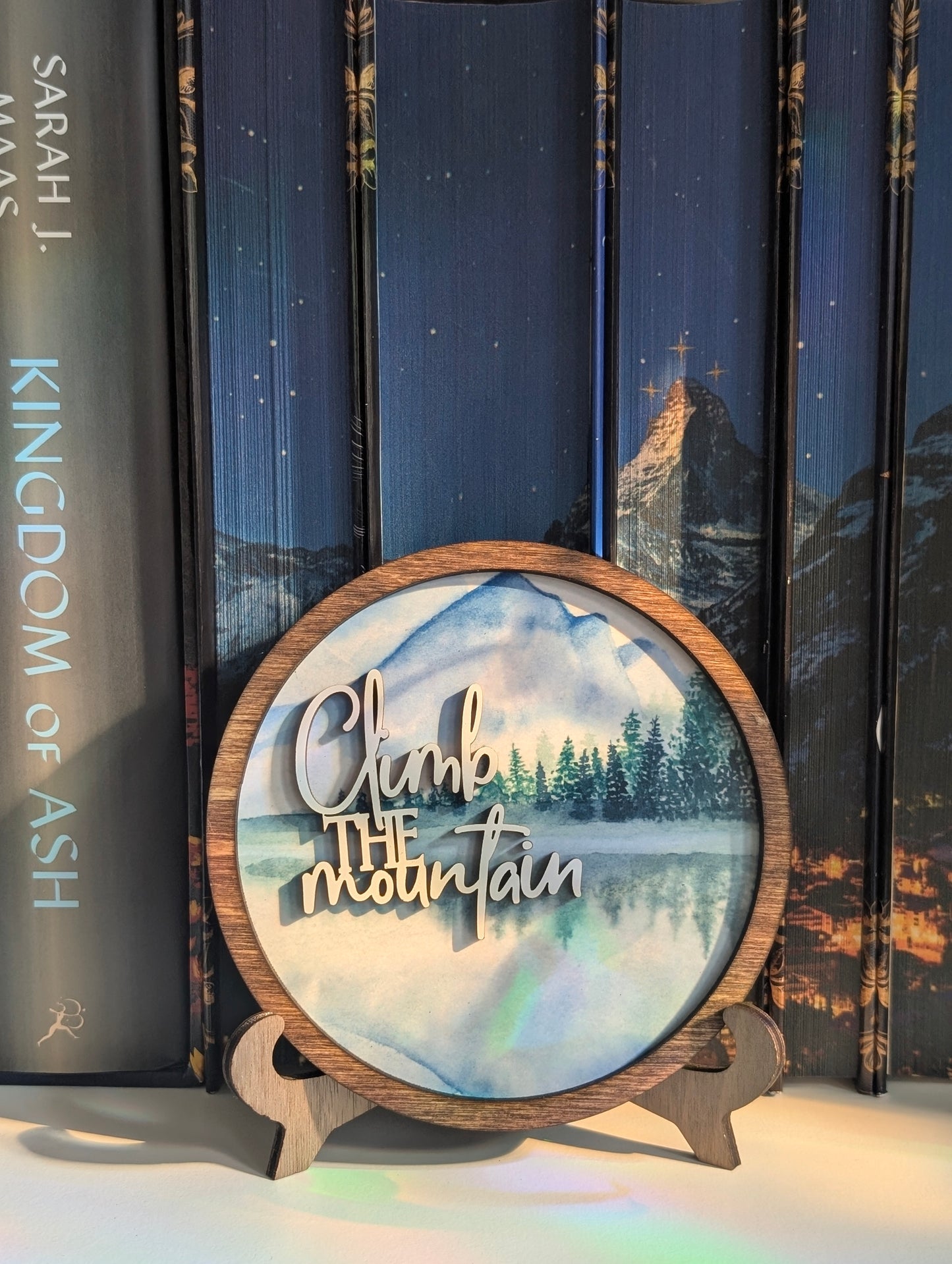 Climb the Mountain | Licensed ACOTAR Bookshelf Sign