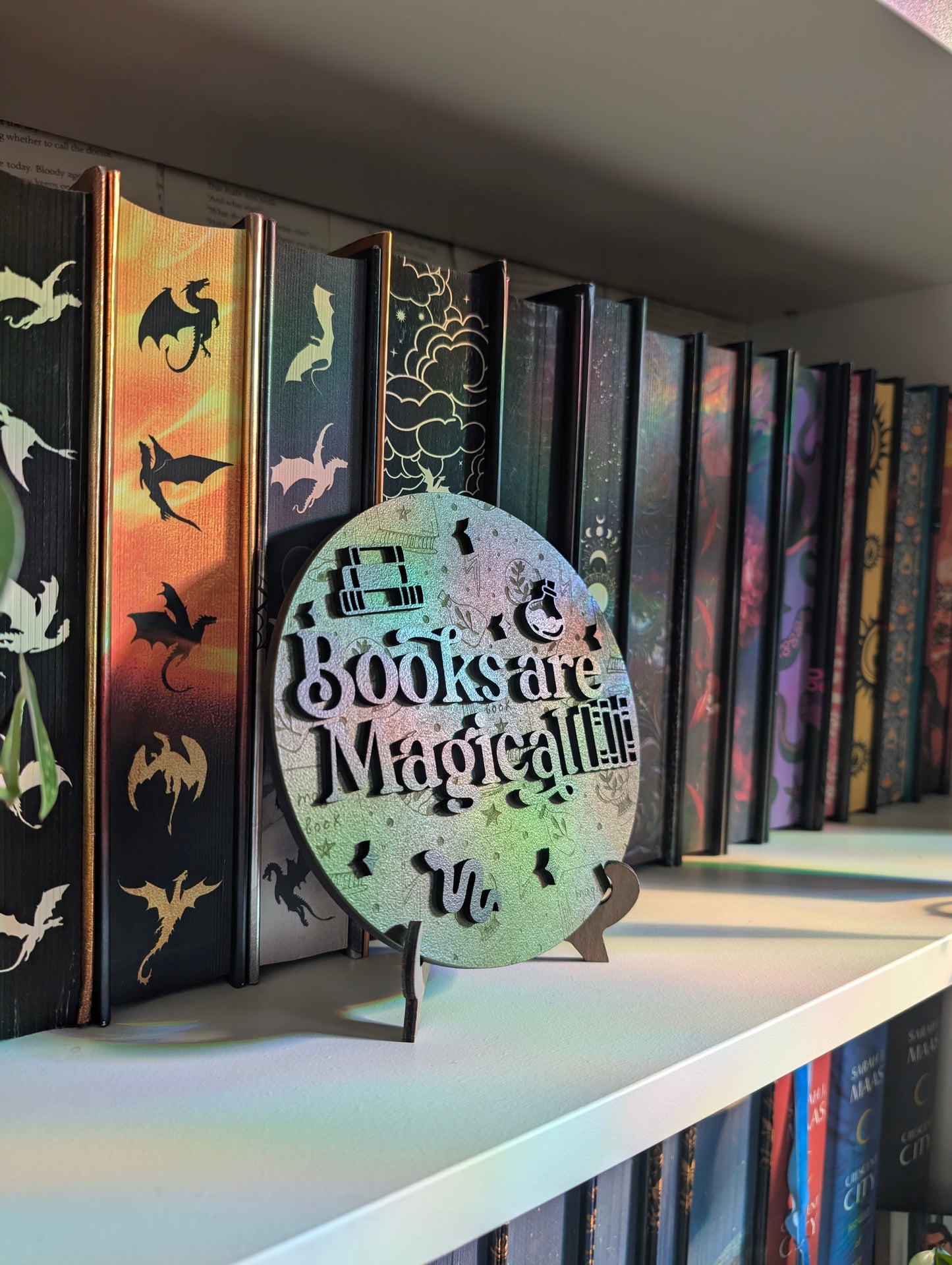 Books Are Magical | Bookshelf Sign