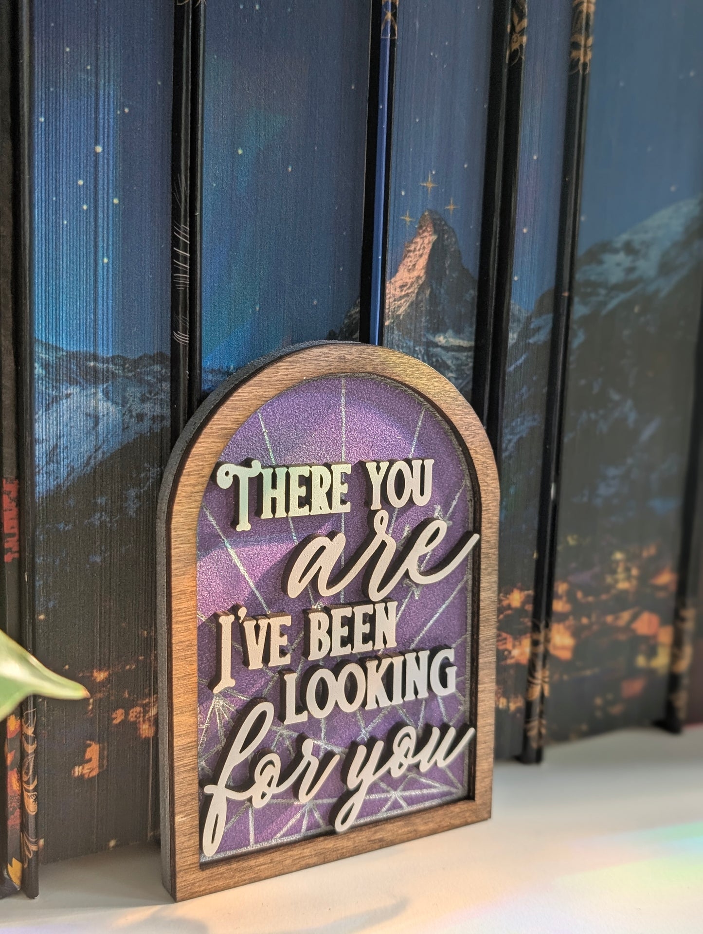 There you are I've been looking for you | Licensed ACOTAR bookshelf sign