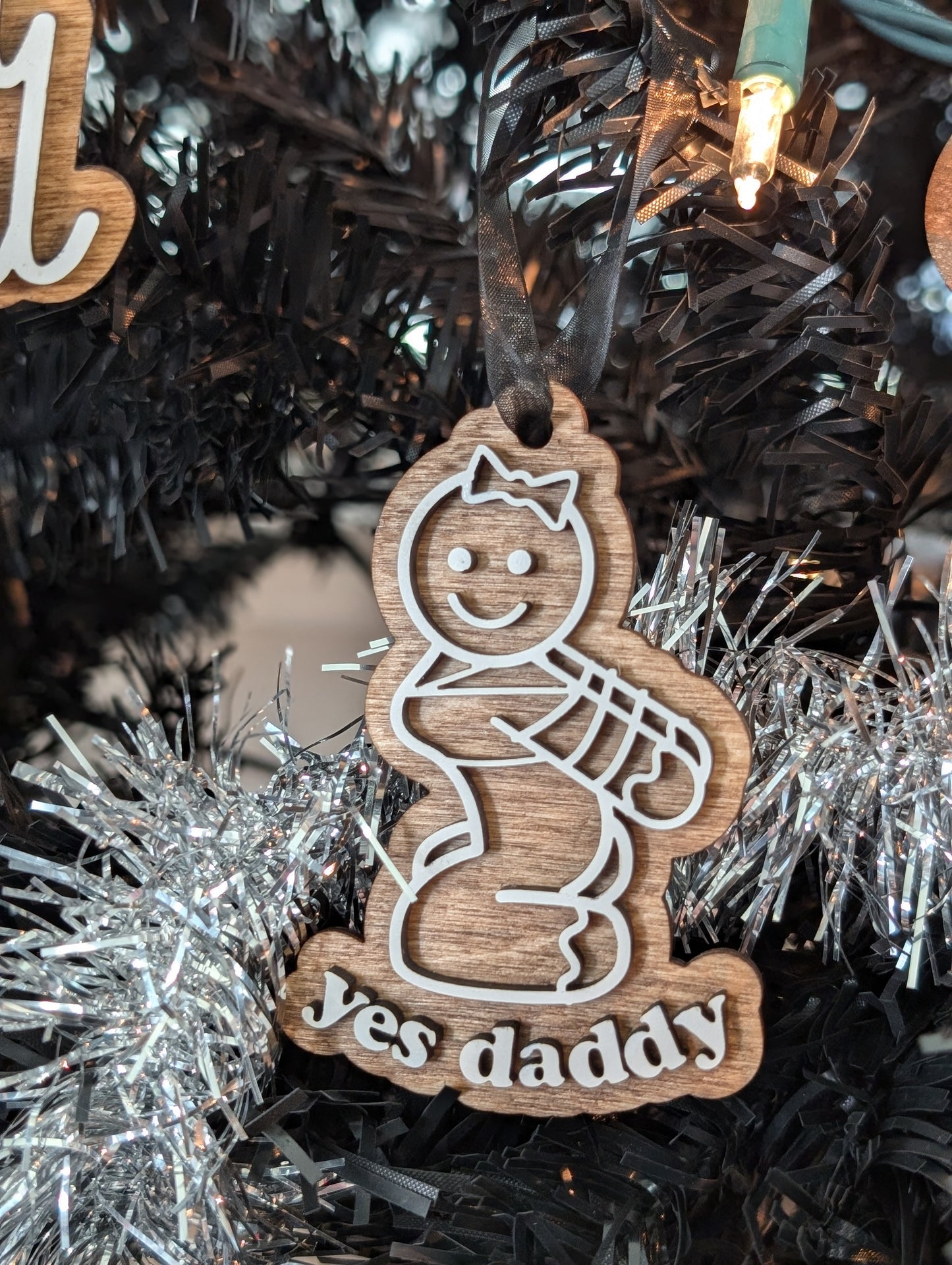 Naughty Gingerbread Holiday Ornaments