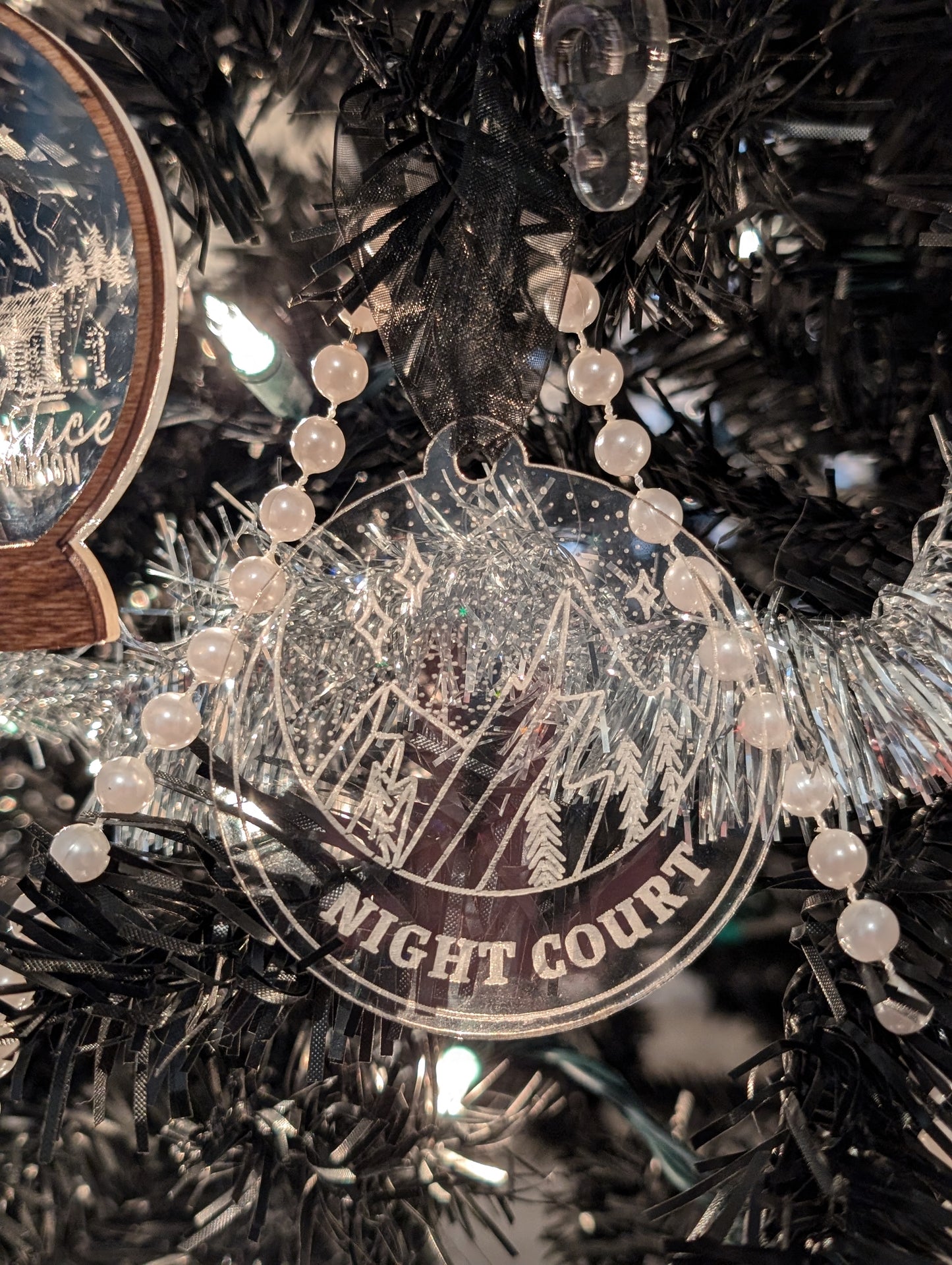 ACOTAR Officially Licensed Acrylic Holiday Ornaments