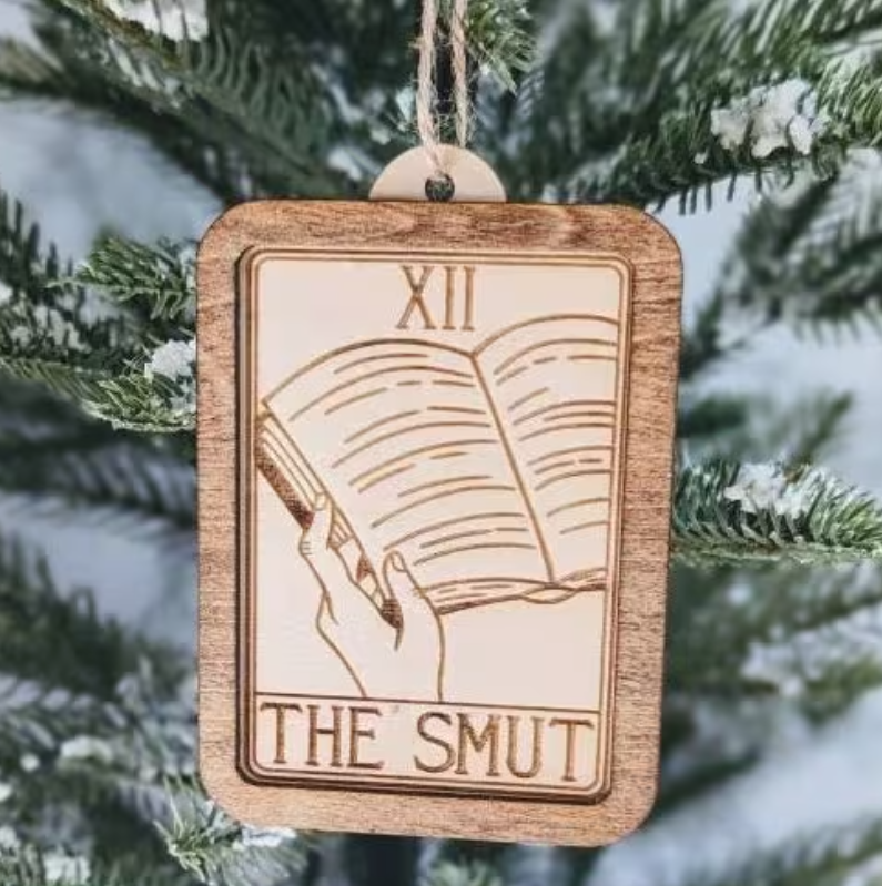 Bookish Tarot Card Holiday Ornaments