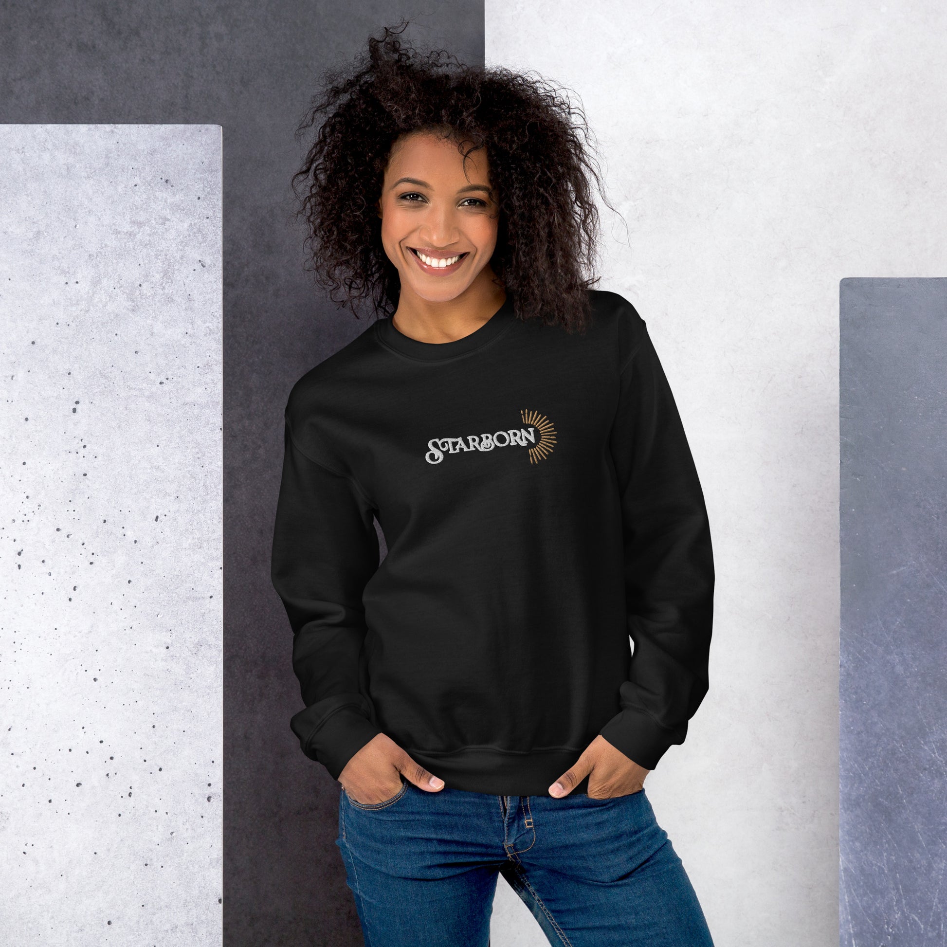 Starborn | Licensed Crescent City Embroidered Unisex Sweatshirt - Quill & Cauldron