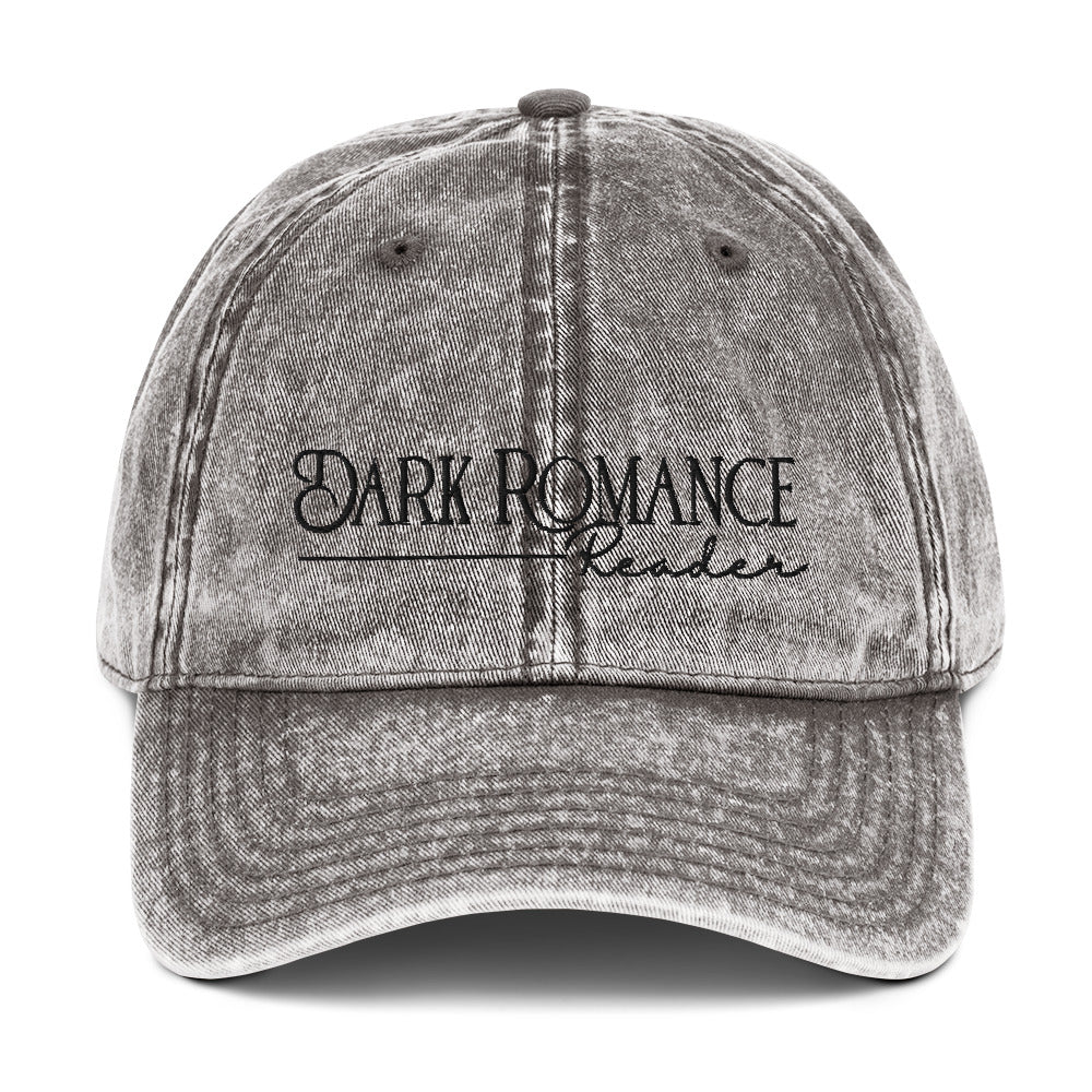 Dark Romance Reader Embroidered Vintage Cotton Twill Cap - Quill & Cauldron