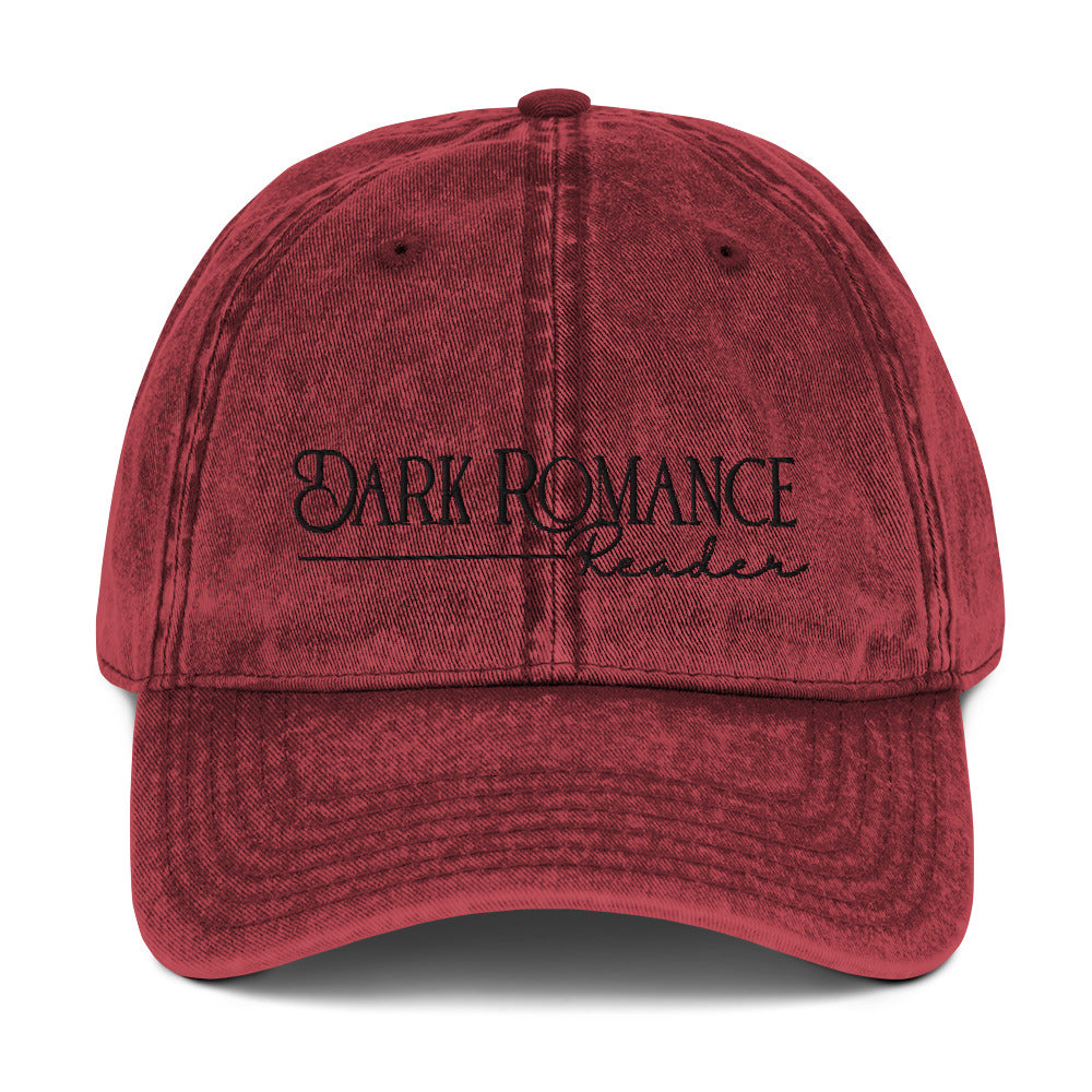 Dark Romance Reader Embroidered Vintage Cotton Twill Cap - Quill & Cauldron