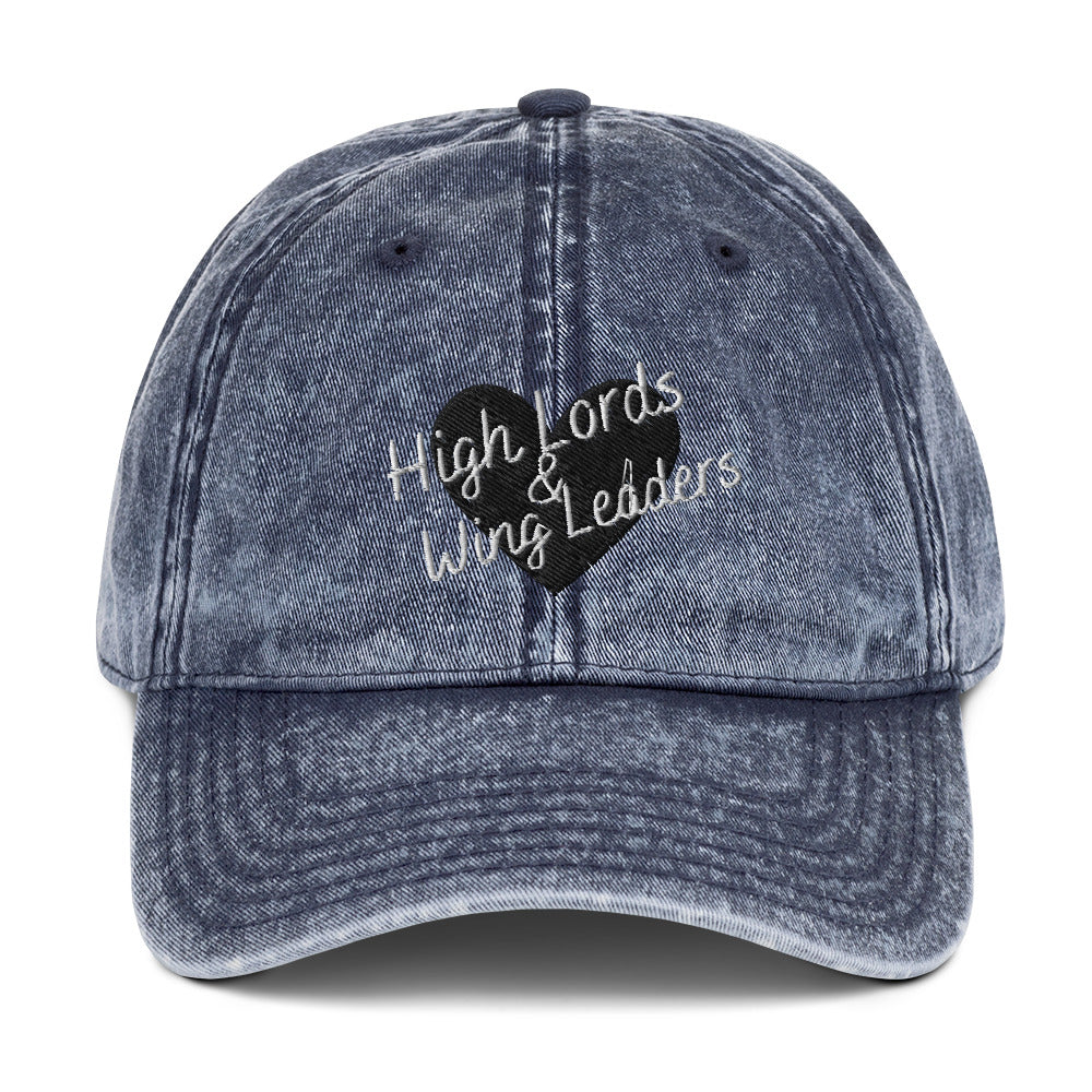 High Lords and Wing Leaders Embroidered Vintage Cotton Twill Cap - Quill & Cauldron