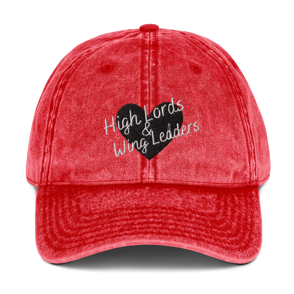 High Lords and Wing Leaders Embroidered Vintage Cotton Twill Cap - Quill & Cauldron